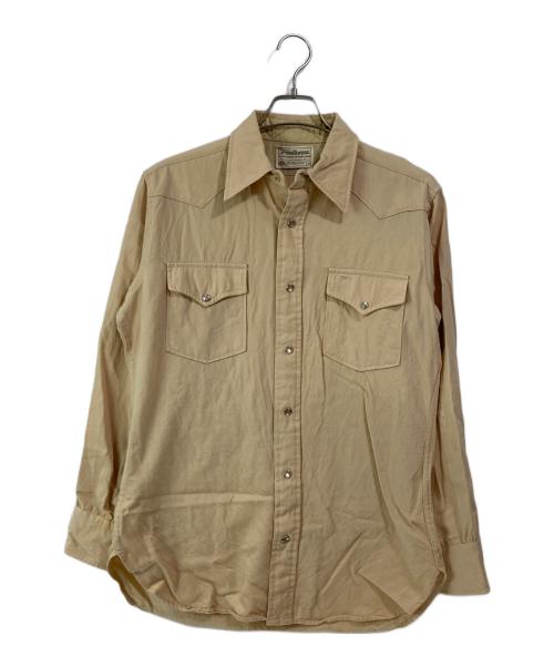 PENDLETON（ペンドルトン）PENDLETON (ペンドルトン) ウエスタンシャツ ベージュ サイズ:Mの古着・服飾アイテム