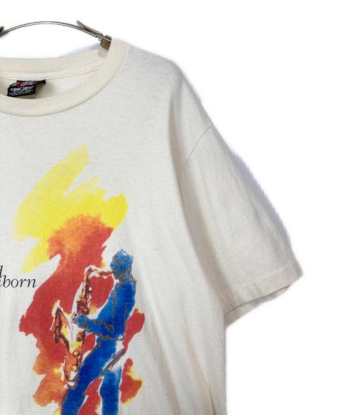 giant（ジャイアント）GIANT (ジャイアント) 90'sプリントTシャツ/david sanborn american tour 1993 ベージュ サイズ:Lの古着・服飾アイテム