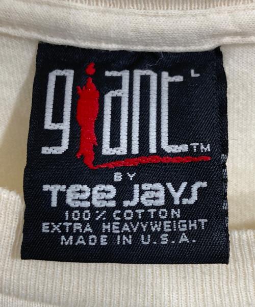 giant（ジャイアント）GIANT (ジャイアント) 90'sプリントTシャツ/david sanborn american tour 1993 ベージュ サイズ:Lの古着・服飾アイテム