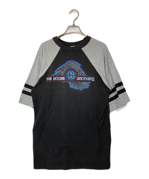 sports wear（スポーツウェア）sports wear (スポーツウェア) 80'sラグランTシャツ ブラック サイズ:XLの古着・服飾アイテム