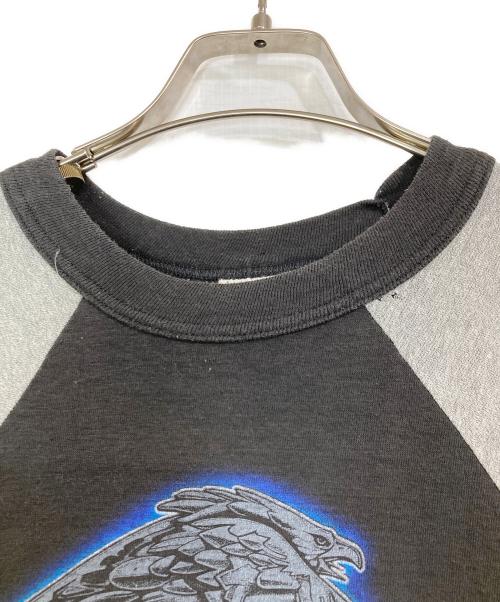sports wear（スポーツウェア）sports wear (スポーツウェア) 80'sラグランTシャツ ブラック サイズ:XLの古着・服飾アイテム