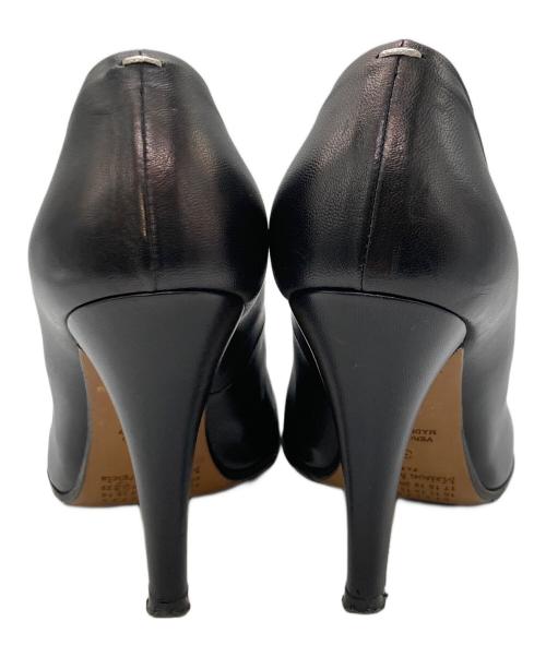 Maison Margiela（メゾンマルジェラ）Maison Margiela (メゾンマルジェラ) 足袋レザーヒールパンプス ブラック サイズ:SIZE 37の古着・服飾アイテム