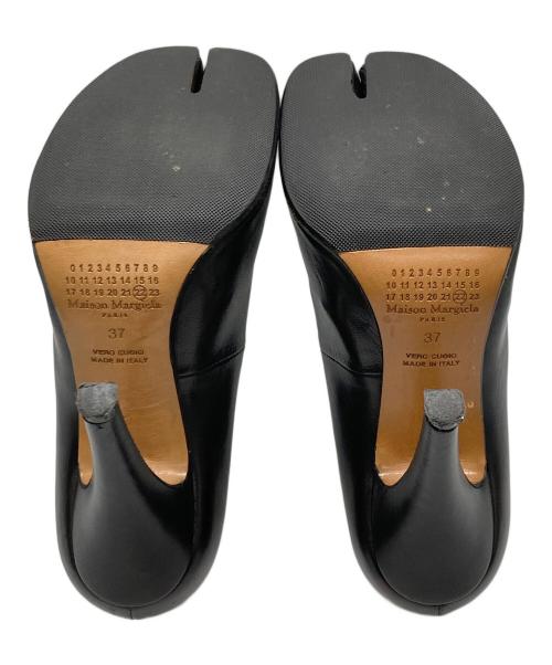 Maison Margiela（メゾンマルジェラ）Maison Margiela (メゾンマルジェラ) 足袋レザーヒールパンプス ブラック サイズ:SIZE 37の古着・服飾アイテム
