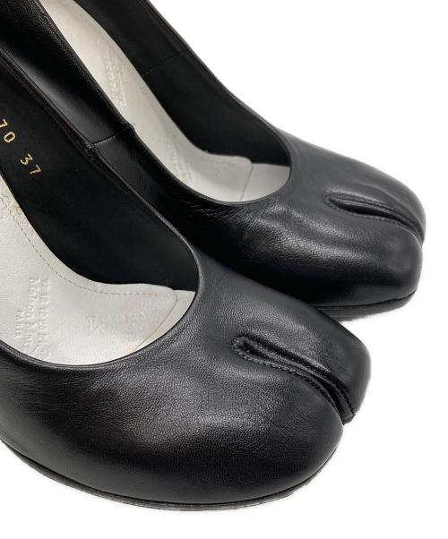 Maison Margiela（メゾンマルジェラ）Maison Margiela (メゾンマルジェラ) 足袋レザーヒールパンプス ブラック サイズ:SIZE 37の古着・服飾アイテム
