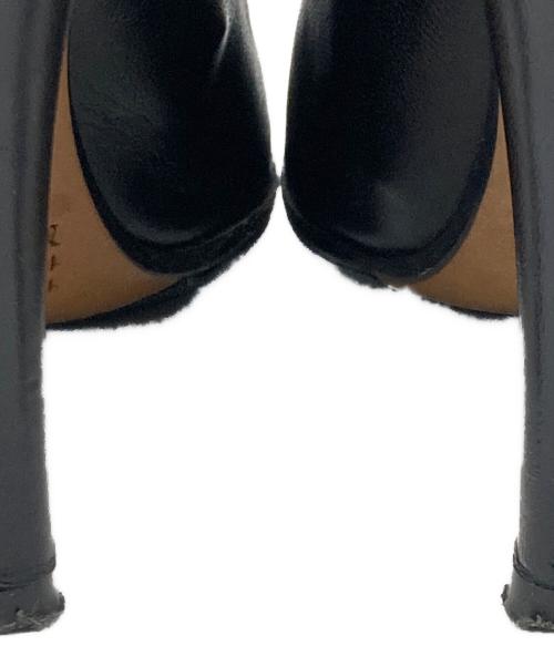 Maison Margiela（メゾンマルジェラ）Maison Margiela (メゾンマルジェラ) 足袋レザーヒールパンプス ブラック サイズ:SIZE 37の古着・服飾アイテム