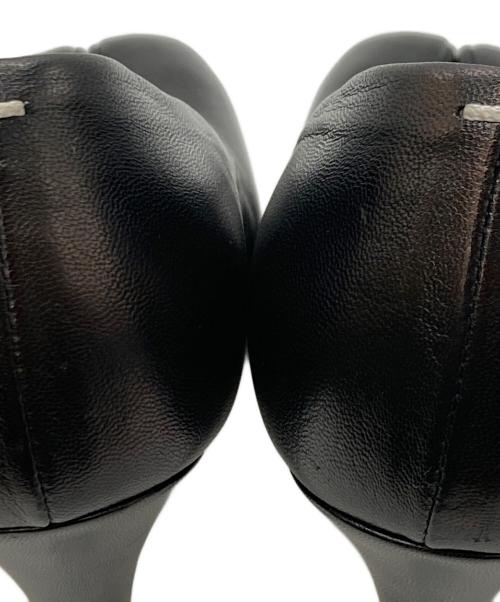 Maison Margiela（メゾンマルジェラ）Maison Margiela (メゾンマルジェラ) 足袋レザーヒールパンプス ブラック サイズ:SIZE 37の古着・服飾アイテム