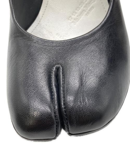 Maison Margiela（メゾンマルジェラ）Maison Margiela (メゾンマルジェラ) 足袋レザーヒールパンプス ブラック サイズ:SIZE 37の古着・服飾アイテム