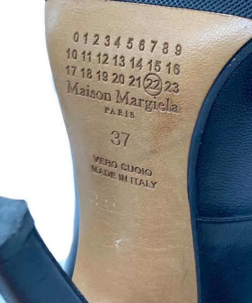 Maison Margiela（メゾンマルジェラ）Maison Margiela (メゾンマルジェラ) 足袋レザーヒールパンプス ブラック サイズ:SIZE 37の古着・服飾アイテム