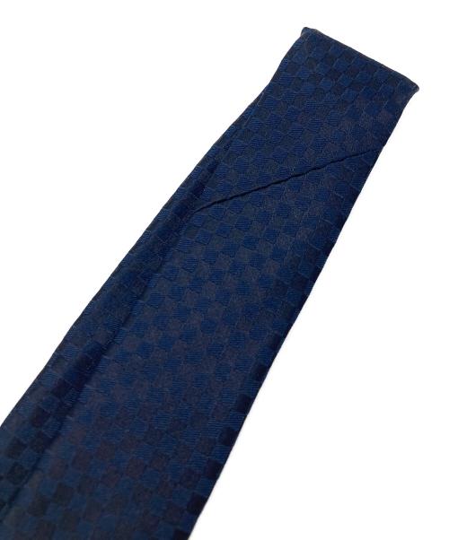 LOUIS VUITTON（ルイ ヴィトン）LOUIS VUITTON (ルイ ヴィトン) シルクネクタイ ネイビー サイズ:145cmの古着・服飾アイテム