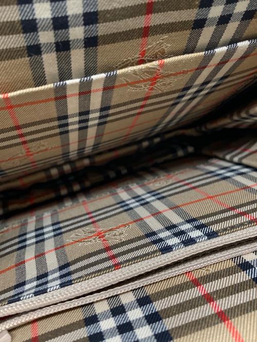 Burberry's（バーバリー）Burberry's (バーバリー) レザーショルダーバッグ ブラックの古着・服飾アイテム