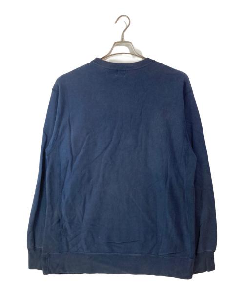 A BATHING APE（アベイシングエイプ）A BATHING APE (アベイシングエイプ) 90'sBAPEプリントスウェット ネイビー サイズ:Lの古着・服飾アイテム