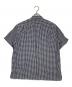stussy (ステューシー) 半袖ギンガムチェックシャツ ホワイト×ネイビー サイズ:M：10000円