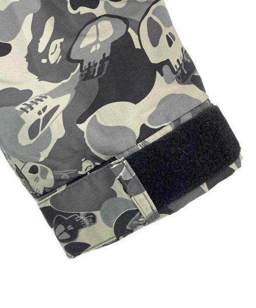 A BATHING APE（アベイシングエイプ）A BATHING APE (アベイシングエイプ) stussy (ステューシー) スノーボードジャケット グレー サイズ:Lの古着・服飾アイテム