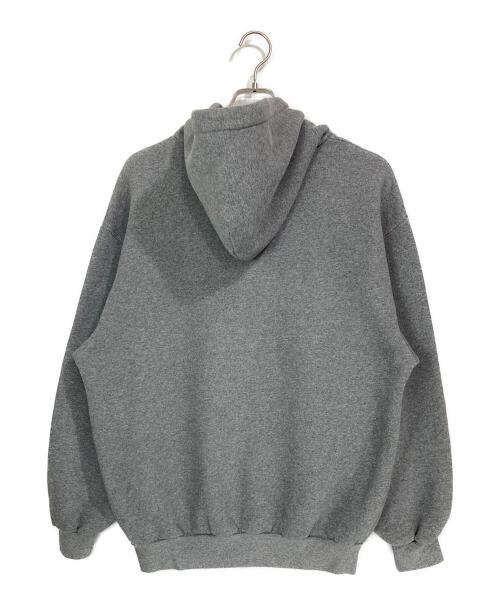 BALENCIAGA（バレンシアガ）BALENCIAGA (バレンシアガ) BBロゴプリントプルオーバーパーカー グレー サイズ:Lの古着・服飾アイテム