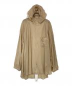 Y-3ワイスリー）の古着「M SHADE SANDED CUPRO HOODED TOP」｜ベージュ