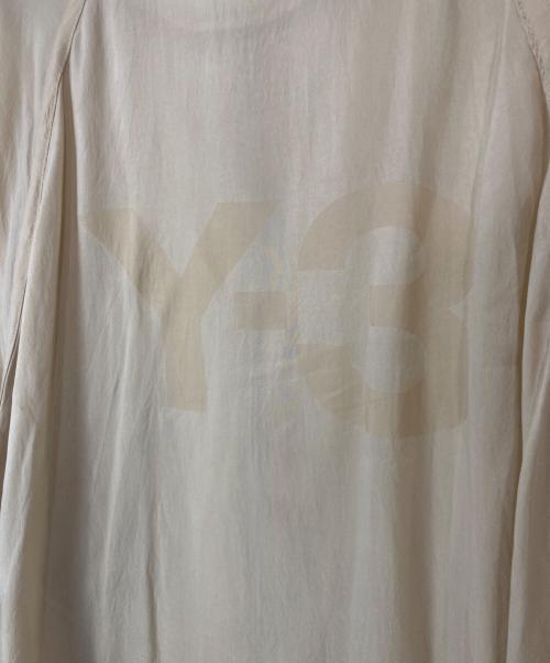 Y-3（ワイスリー）Y-3 (ワイスリー) M SHADE SANDED CUPRO HOODED TOP ベージュ サイズ:Mの古着・服飾アイテム