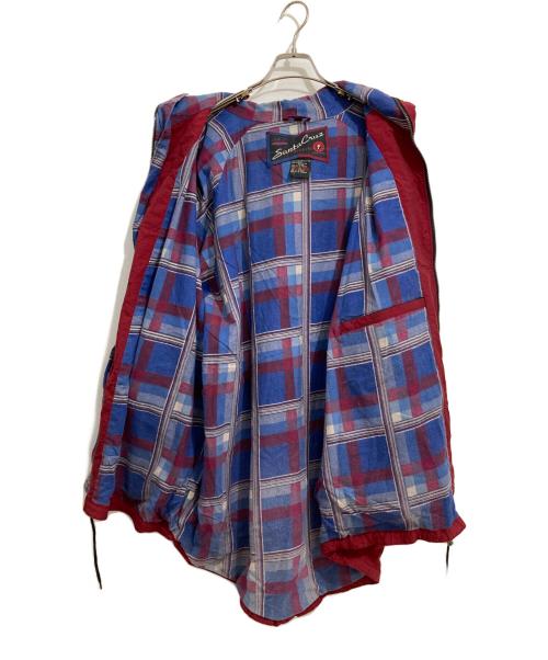 SANTA CRUZ（サンタクルーズ）SANTA CRUZ (サンタクルーズ) 裏地チェックナイロンパーカー レッド サイズ:XLの古着・服飾アイテム