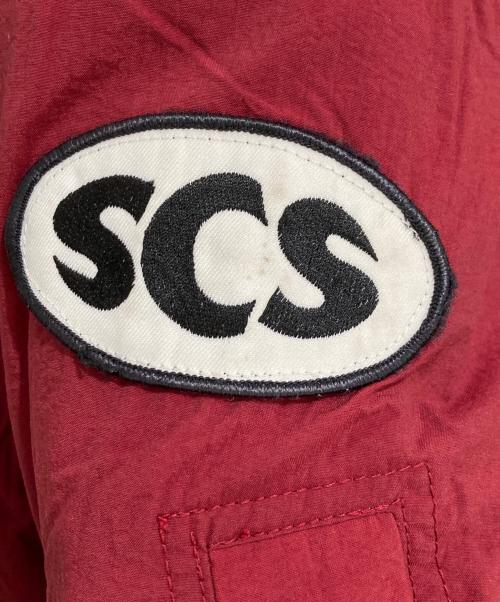 SANTA CRUZ（サンタクルーズ）SANTA CRUZ (サンタクルーズ) 裏地チェックナイロンパーカー レッド サイズ:XLの古着・服飾アイテム