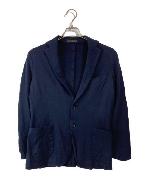 MACKINTOSH LONDON（マッキントッシュ ロンドン）MACKINTOSH LONDON (マッキントッシュ ロンドン) シルク混2Bジャケット ネイビー サイズ:38の古着・服飾アイテム