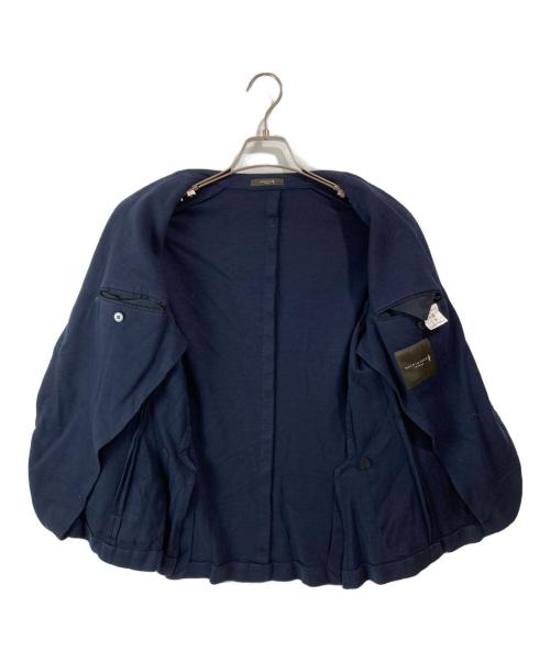 MACKINTOSH LONDON（マッキントッシュ ロンドン）MACKINTOSH LONDON (マッキントッシュ ロンドン) シルク混2Bジャケット ネイビー サイズ:38の古着・服飾アイテム