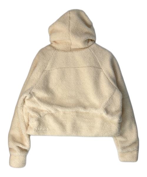 LULULEMON（ルルレモン）LULULEMON (ルルレモン) ハーフジップボアパーカー ホワイト サイズ:MLの古着・服飾アイテム