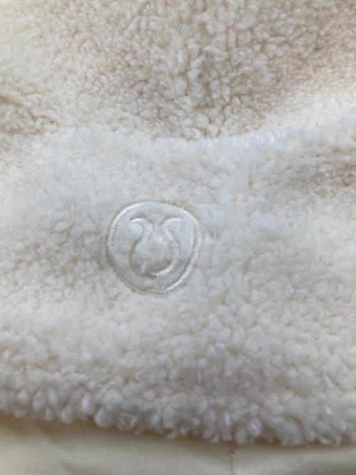 LULULEMON（ルルレモン）LULULEMON (ルルレモン) ハーフジップボアパーカー ホワイト サイズ:MLの古着・服飾アイテム
