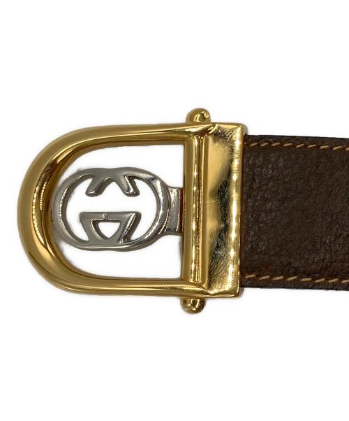 GUCCI（グッチ）GUCCI (グッチ) ベルト ブラウン サイズ:SIZE 110-44の古着・服飾アイテム