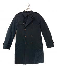 Sealup（シーラップ）の古着「モールスキントレンチコート」｜ブラック