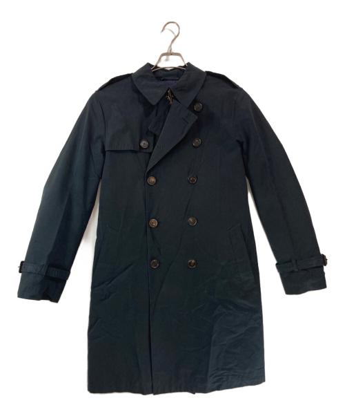 Sealup（シーラップ）SEALUP (シーラップ) モールスキントレンチコート ブラック サイズ:48の古着・服飾アイテム