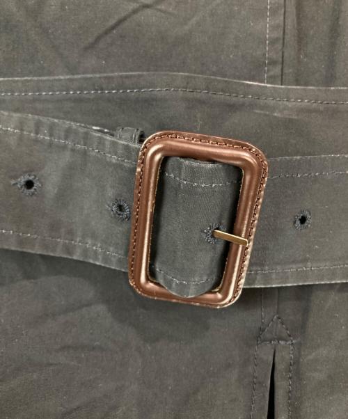 Sealup（シーラップ）SEALUP (シーラップ) モールスキントレンチコート ブラック サイズ:48の古着・服飾アイテム