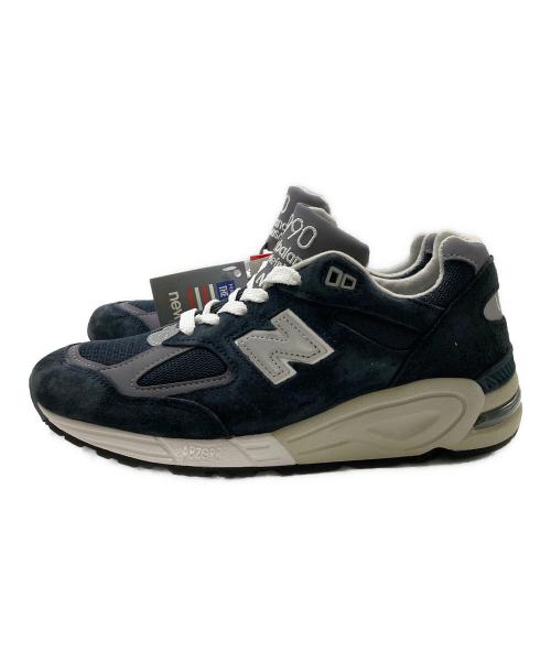 NEW BALANCE（ニューバランス）NEW BALANCE (ニューバランス) ローカットスニーカー ネイビー サイズ:25cmの古着・服飾アイテム