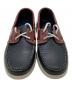 中古・古着 PARABOOT (パラブーツ) デッキシューズ レッド×ネイビー サイズ:6：15000円
