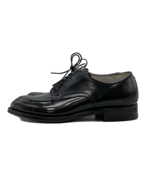 Alden（オールデン）ALDEN (オールデン) UNITED ARROWS (ユナイテッドアローズ) 別注コードバンVチップシューズ ブラック サイズ:5 1/2Dの古着・服飾アイテム