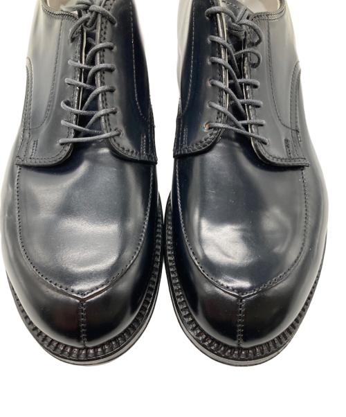 Alden（オールデン）ALDEN (オールデン) UNITED ARROWS (ユナイテッドアローズ) 別注コードバンVチップシューズ ブラック サイズ:5 1/2Dの古着・服飾アイテム