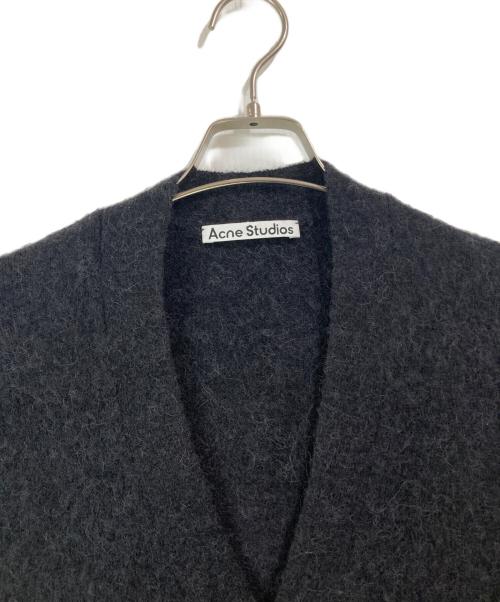Acne studios（アクネ ストゥディオズ）ACNE STUDIOS (アクネ ストゥディオズ) ウールブレンドニットカーディガン ブラック サイズ:Lの古着・服飾アイテム