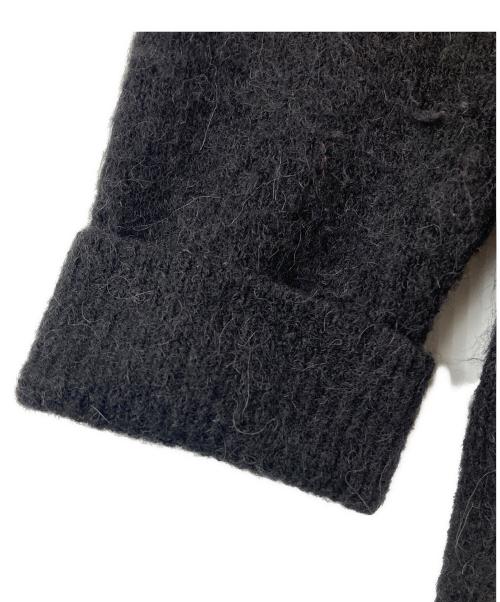Acne studios（アクネ ストゥディオズ）ACNE STUDIOS (アクネ ストゥディオズ) ウールブレンドニットカーディガン ブラック サイズ:Lの古着・服飾アイテム