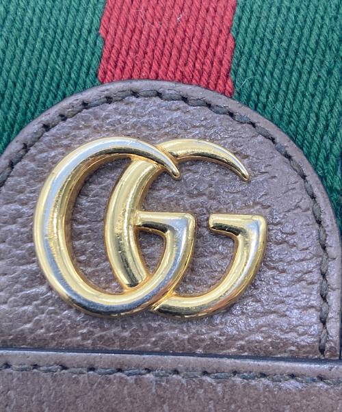 GUCCI（グッチ）GUCCI (グッチ) オフディア3つ折り財布 ベージュの古着・服飾アイテム