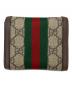 GUCCI (グッチ) オフディア3つ折り財布 ベージュ：15000円