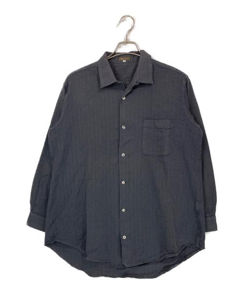 Y's for men（ワイズフォーメン）Y'S for men (ワイズフォーメン) アンゴラ混ウールオープンカラーシャツ グレー サイズ:3の古着・服飾アイテム