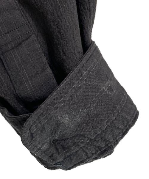 Y's for men（ワイズフォーメン）Y'S for men (ワイズフォーメン) アンゴラ混ウールオープンカラーシャツ グレー サイズ:3の古着・服飾アイテム