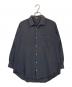Y'S for men（ワイズフォーメン）の古着「アンゴラ混ウールオープンカラーシャツ」｜グレー