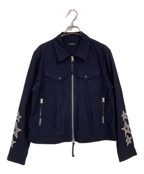NUMBER (N)INE（ナンバーナイン）NUMBER (N)INE (ナンバーナイン) WORK JACKET  STAR ネイビー サイズ:3の古着・服飾アイテム