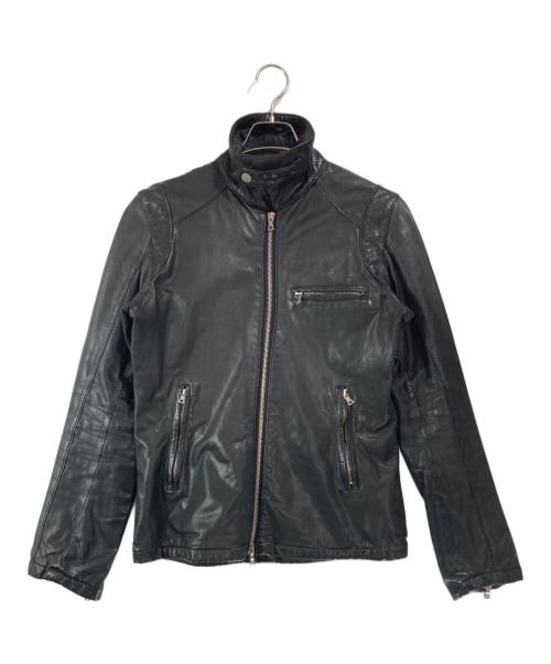 edition（エディション）Edition (エディション) ラムレザージャケット ブラック サイズ:1の古着・服飾アイテム