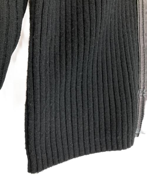 AVIREX（アヴィレックス）AVIREX (アヴィレックス) ラムレザーカーディガン ブラック サイズ:Lの古着・服飾アイテム