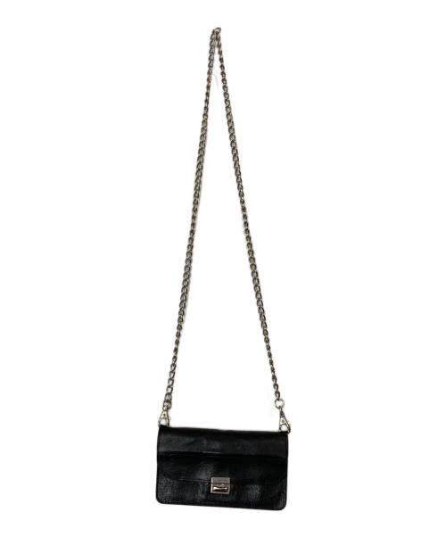 COMME des GARCONS（コムデギャルソン）COMME des GARCONS (コムデギャルソン) アコーディオンチェーンウォレット ブラックの古着・服飾アイテム