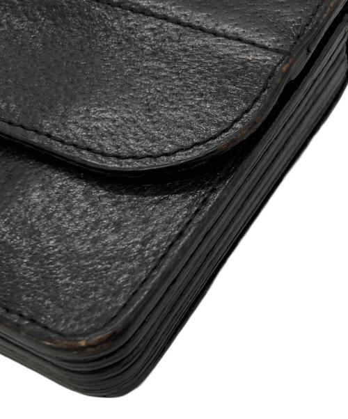 COMME des GARCONS（コムデギャルソン）COMME des GARCONS (コムデギャルソン) アコーディオンチェーンウォレット ブラックの古着・服飾アイテム