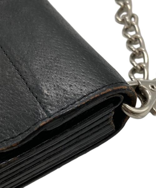COMME des GARCONS（コムデギャルソン）COMME des GARCONS (コムデギャルソン) アコーディオンチェーンウォレット ブラックの古着・服飾アイテム