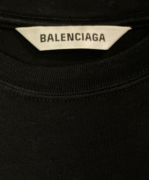 BALENCIAGA（バレンシアガ）BALENCIAGA (バレンシアガ) ロゴTシャツ ブラック サイズ:XSの古着・服飾アイテム