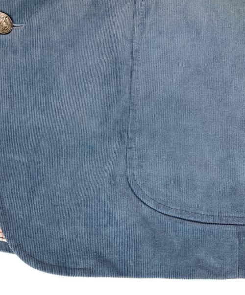 BROOKS BROTHERS（ブルックスブラザーズ）BROOKS BROTHERS (ブルックスブラザーズ) 銀釦コーデュロイ3Bジャケット ブルー サイズ:42Rの古着・服飾アイテム