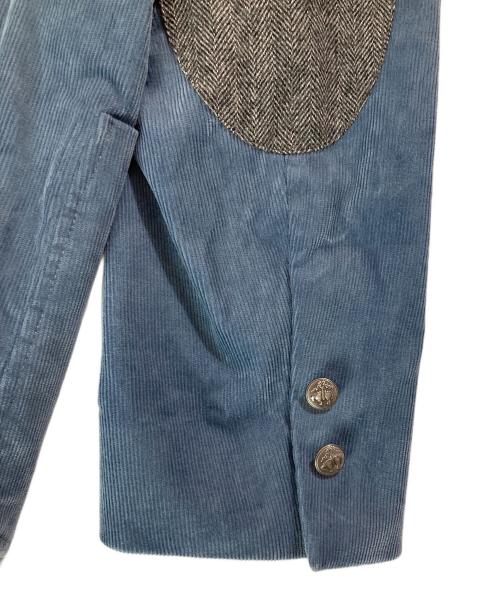 BROOKS BROTHERS（ブルックスブラザーズ）BROOKS BROTHERS (ブルックスブラザーズ) 銀釦コーデュロイ3Bジャケット ブルー サイズ:42Rの古着・服飾アイテム